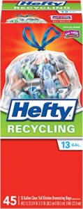 hefty recycling trash bags