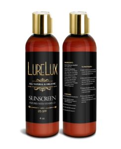 LureLux Organic and Natural Biodegradable Minerals Sunscreen