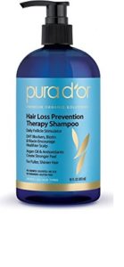 PURA D'OR Hair Loss Prevention Premium Organic Argan Oil Shampoo